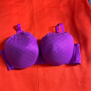 Cacique Purple Lace Bra Intimates & Sleepwear
